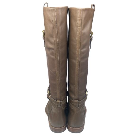 Coach Women’s Monday Brown Leather Harness Riding Boot Size US 6.5 B - Picture 8 of 13